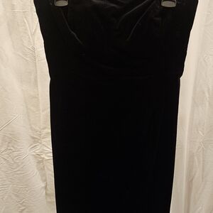 Theory Strapless Black Dress